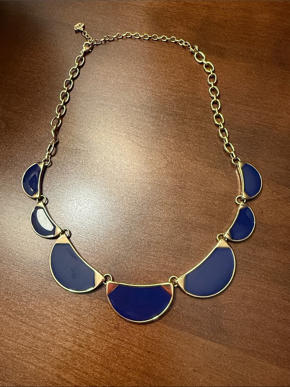 Juicy Couture Gold-Navy Necklace - Women Jewelry